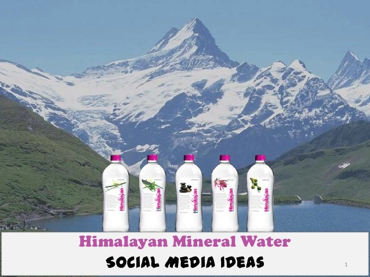 Himalayan mineral water