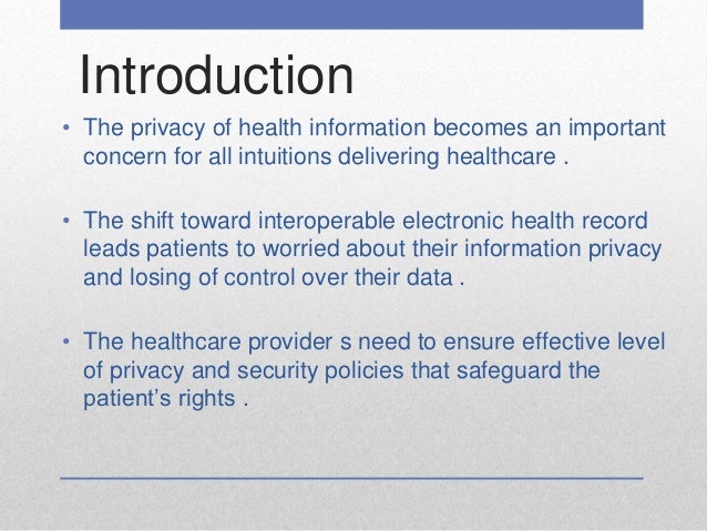 why is protecting patient health care records so important