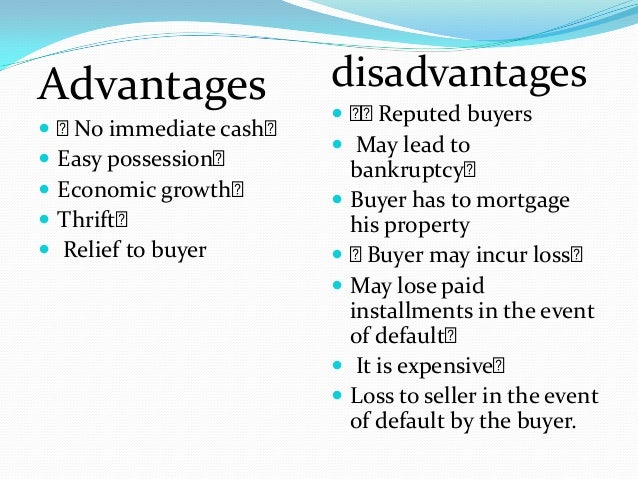 advantages and disadvantages of buying shares