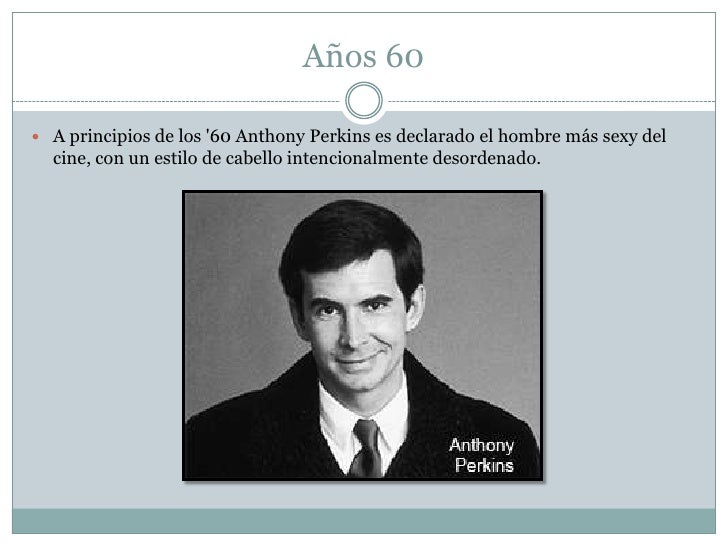 peinados para hombres años 60