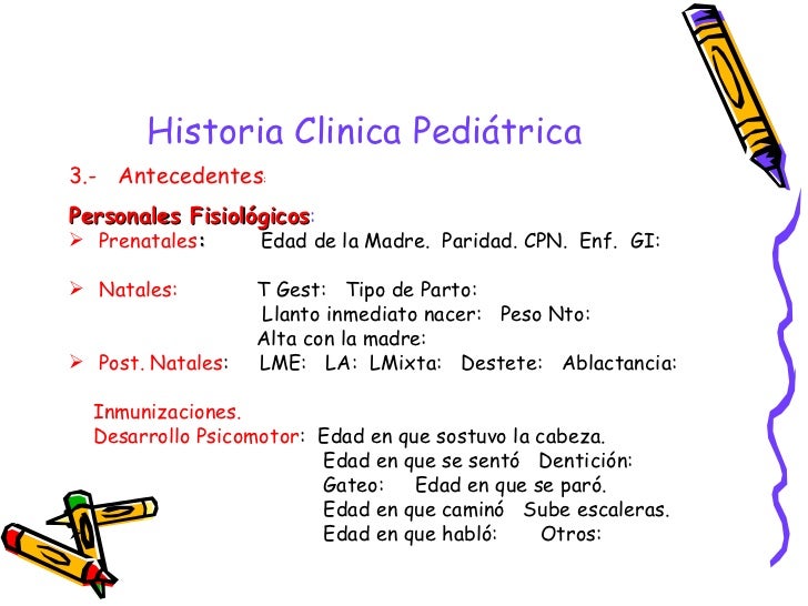 Historia ClíNica PediáTrica Urp
