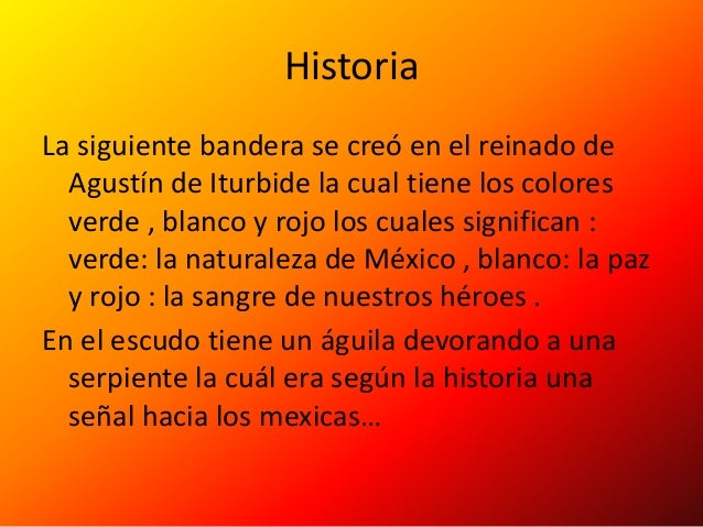 Historia de la bandera de méxico