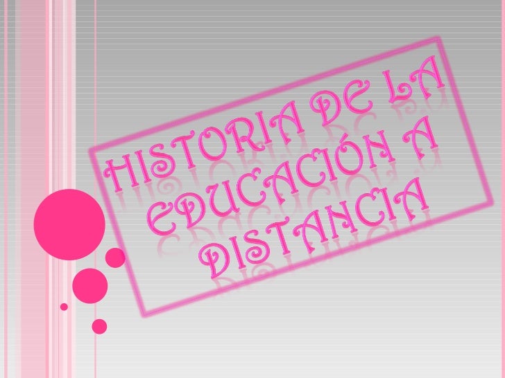 Curso de historia a distancia