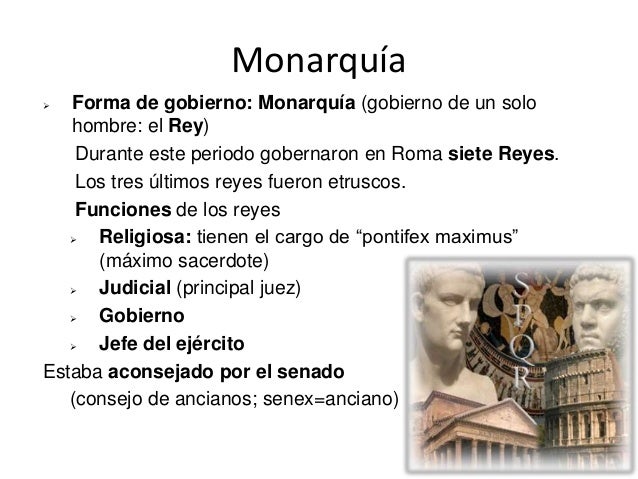 Resultado de imagen de monarquia romana reyes