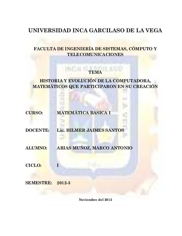 HISTORIA EVOLUCION COMPUTADORA historia evolucion computadora: