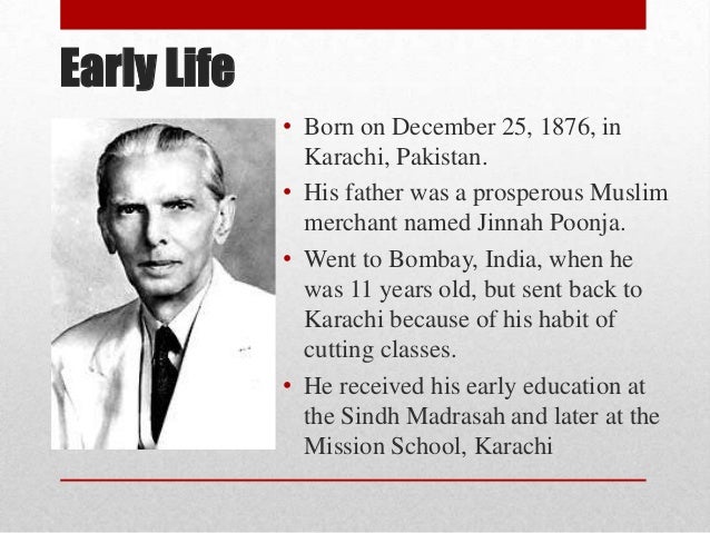 Essay quaid azam muhammad ali jinnah