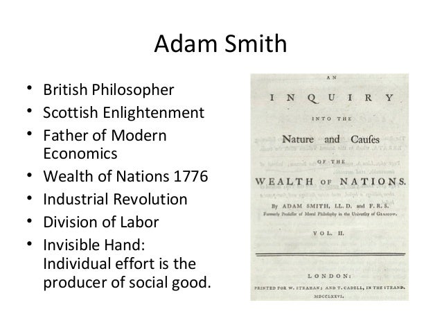 adam smith economics essay