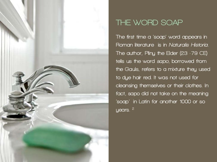 History of soap