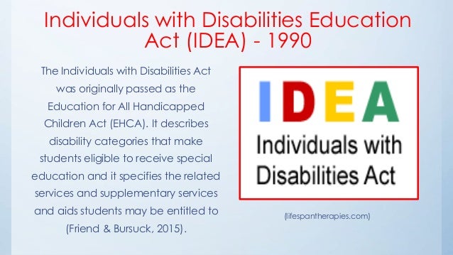 Image result for idea individuals with disabilities education act