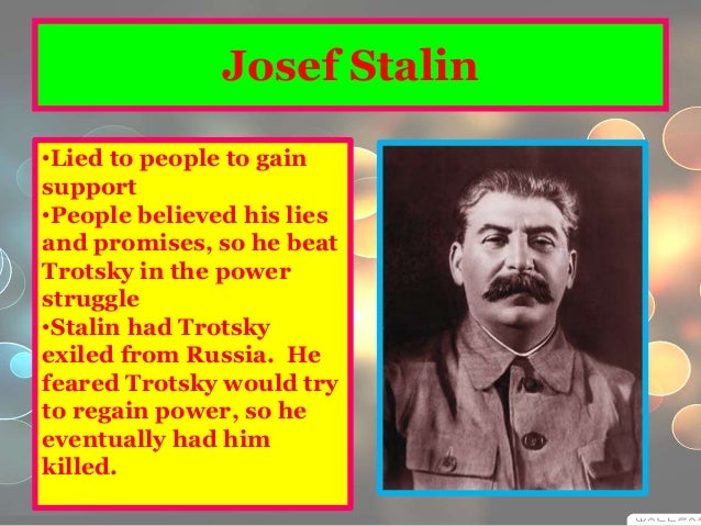 Stalins Achievement of Total Power in the