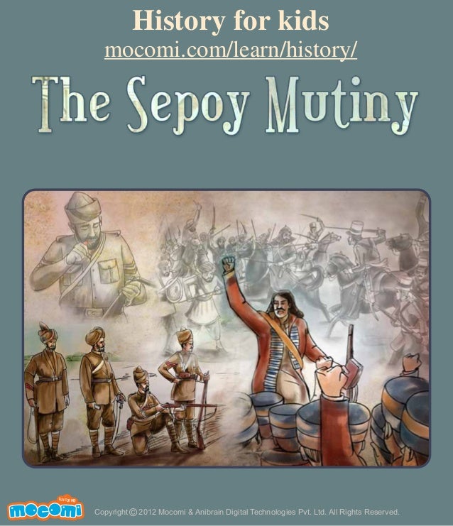 Sepoy Mutiny Revolt of 1857 in India History