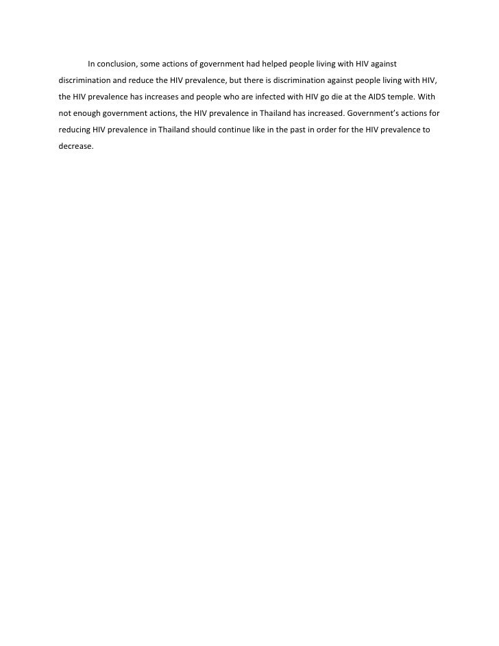 Hiv essay paper