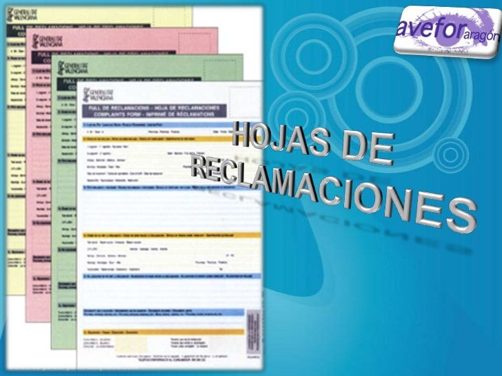 EJEMPLO HOJA DE RECLAMACIONES ejemplo hoja de reclamaciones: