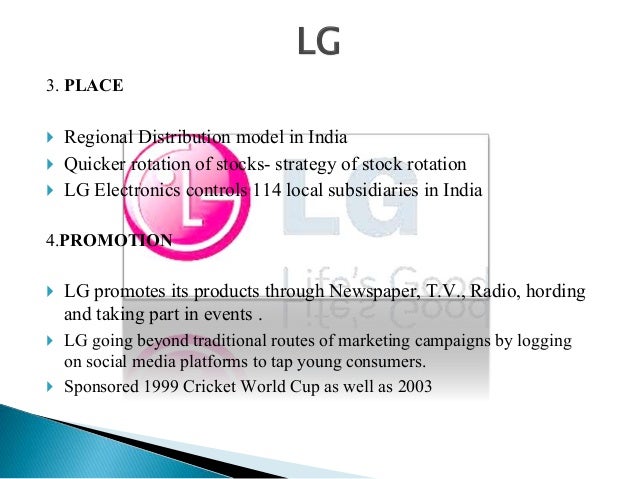 market analysis of lg consumer durables market analysis of lg consumer durables