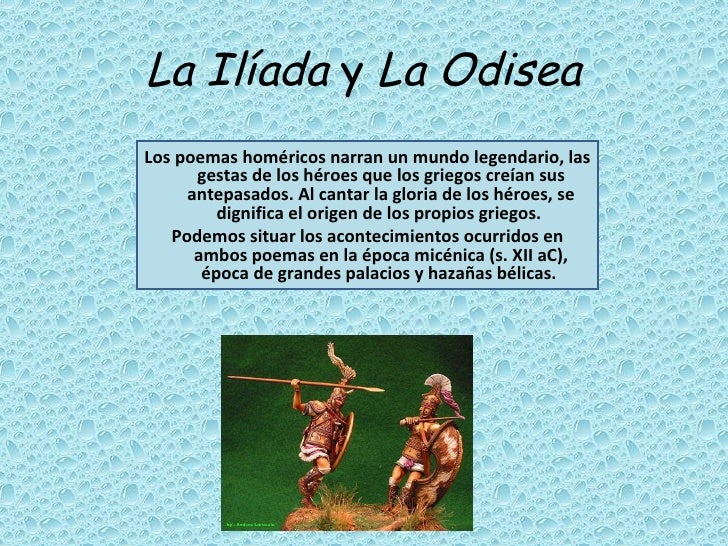 Poemas Homericos La Iliada Y La Odisea Resumen