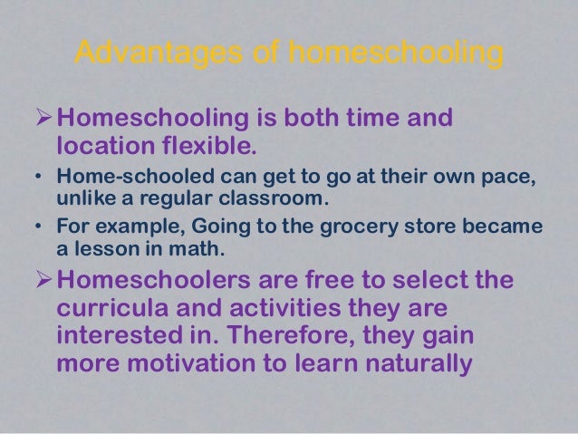 Essay On Homeschooling