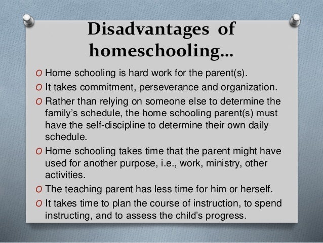 Homeschooling essay