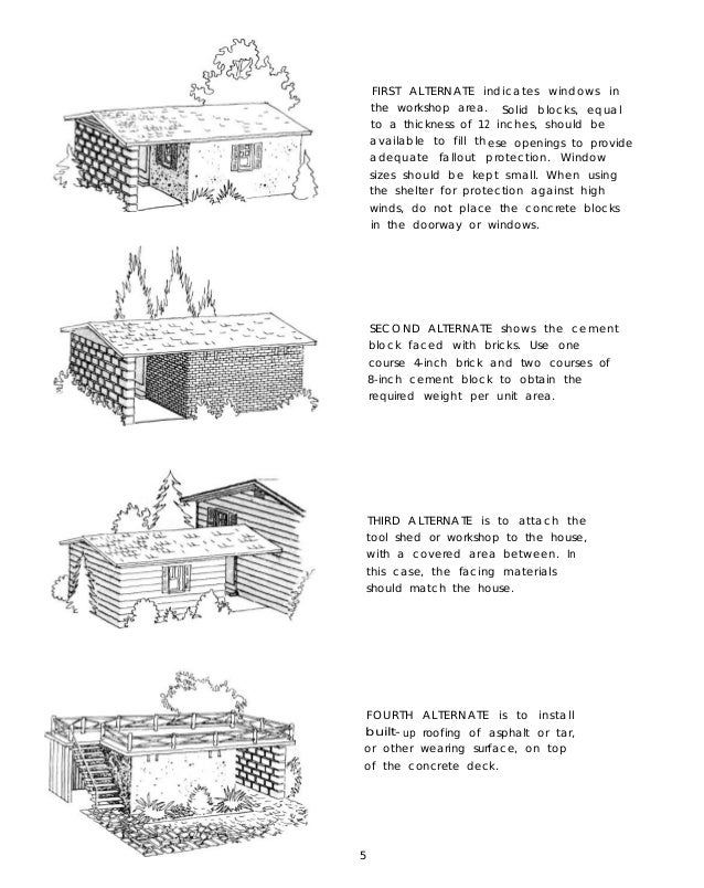 above ground fallout shelter plans