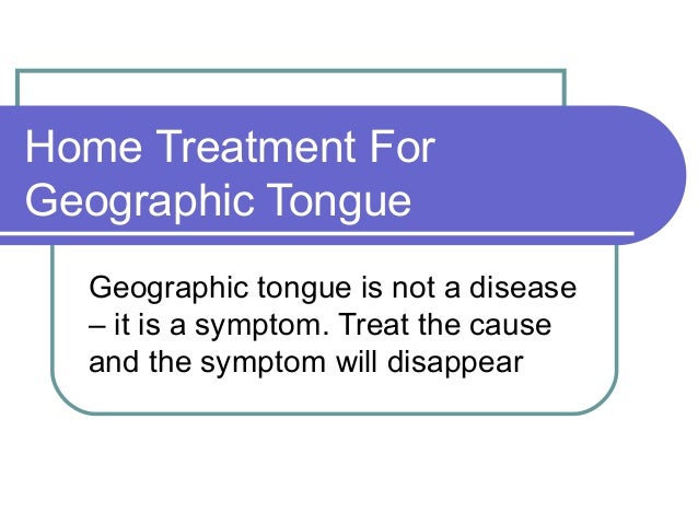 geographic tongue cause