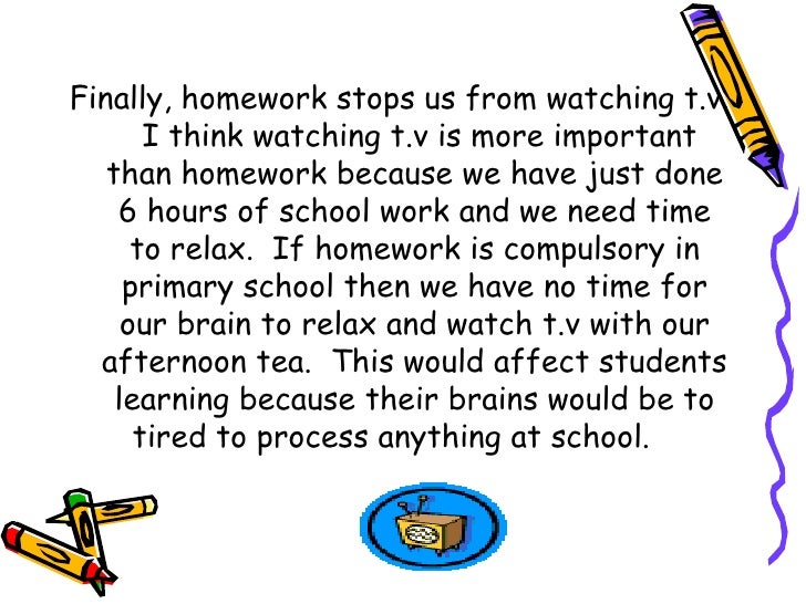Reasons why homework should be compulsory