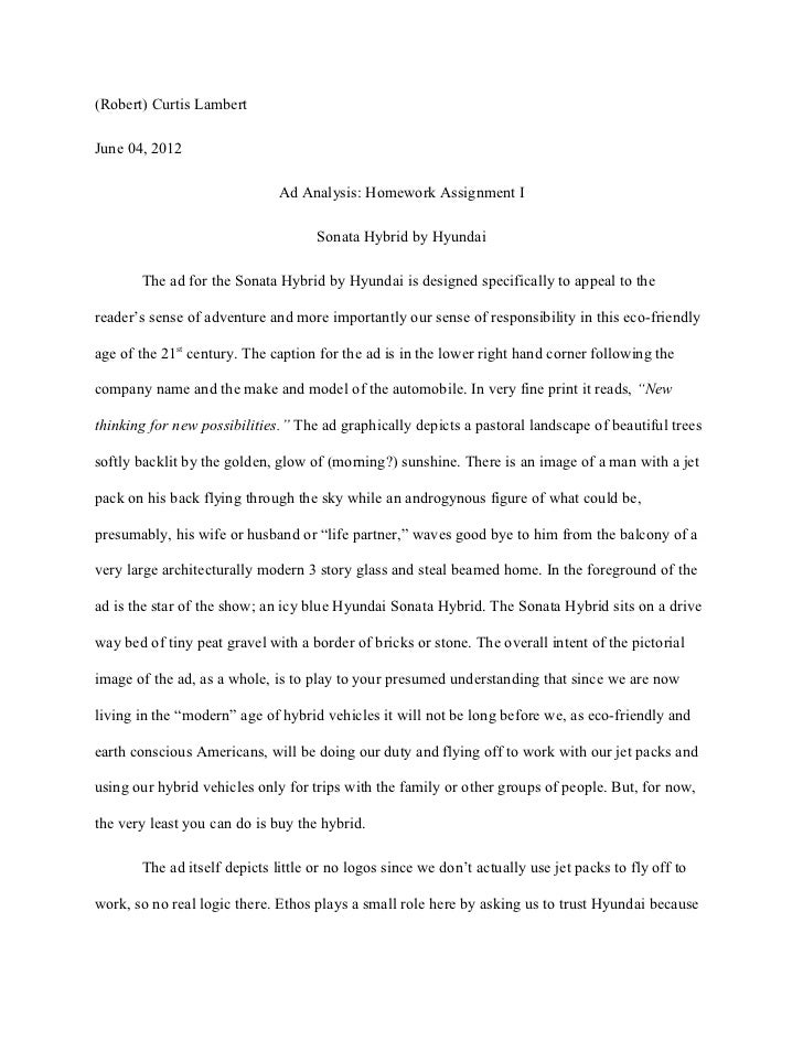 Great rhetorical analysis essay