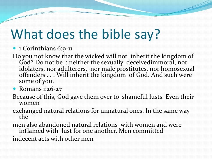 What does the bible say about homosexual foto 740