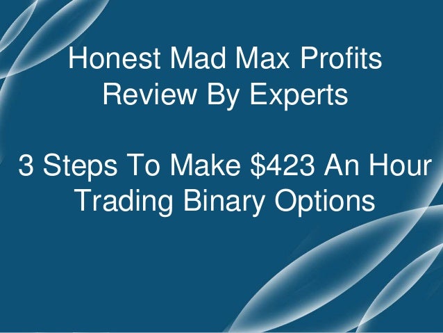 Profits from binary options review