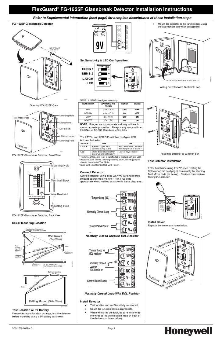 Honeywell Fg1625f
