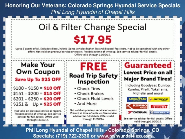 Hyundai service coupons 2019