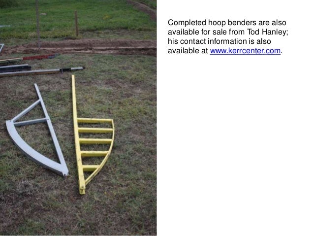 How to Build a Hoophouse Part 2 Bending the Hoops
