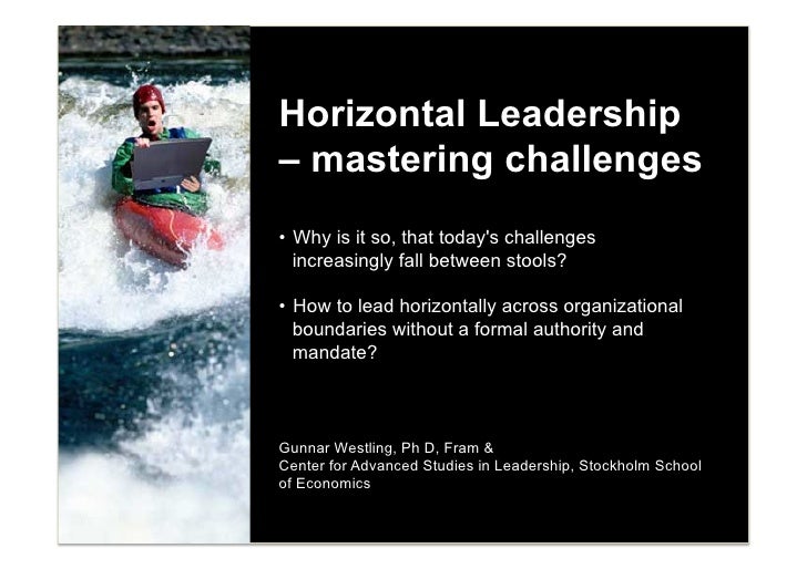Horizontal Leadership Managing Change And Complexity