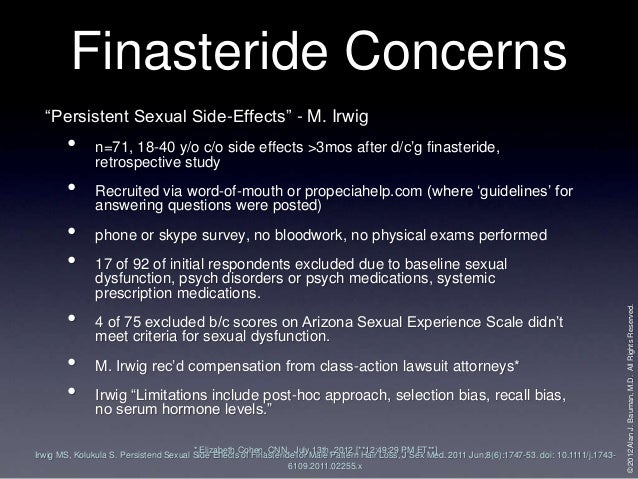 Persistent Propecia Effects