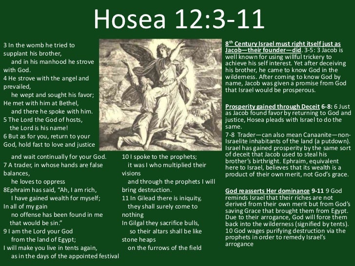 Hosea 12