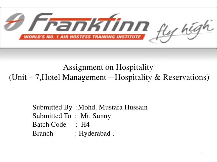 Hotel powerpoint presentation image