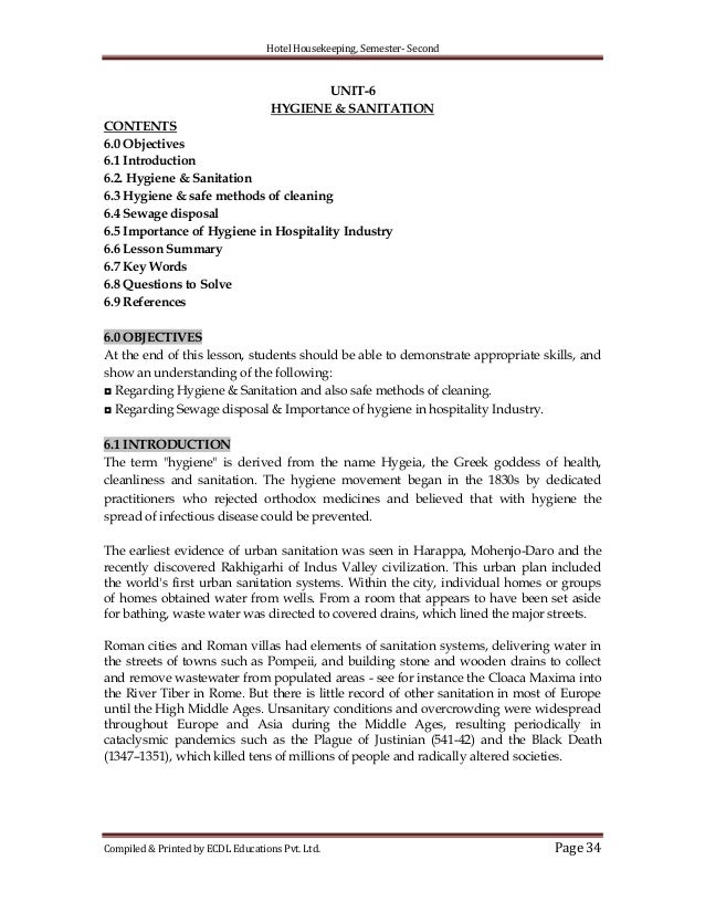 Hotel housekeeping Hotel housekeeping