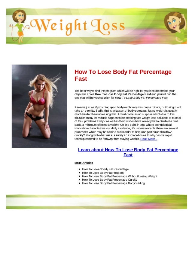 Fast Diet To Lose Weight Fast