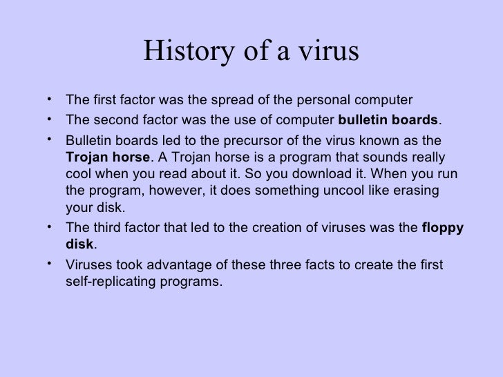 Essays history of computer viruses