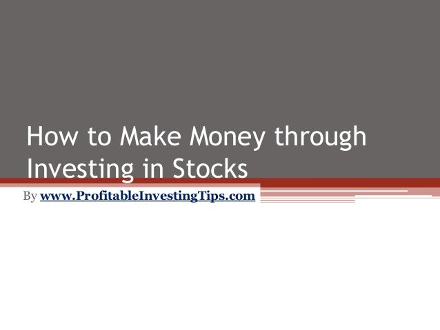 How to use stock options to make money