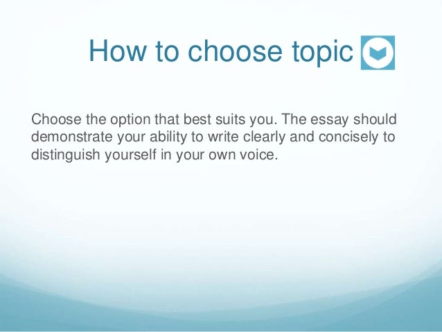 How To Write A College Admissions Essay