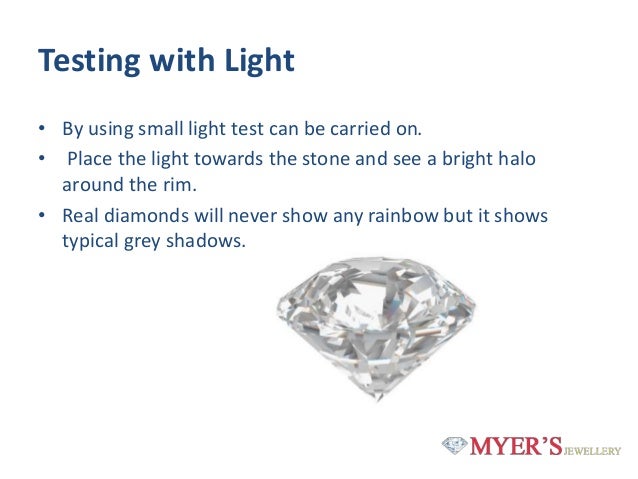How can you tell if a diamond is real