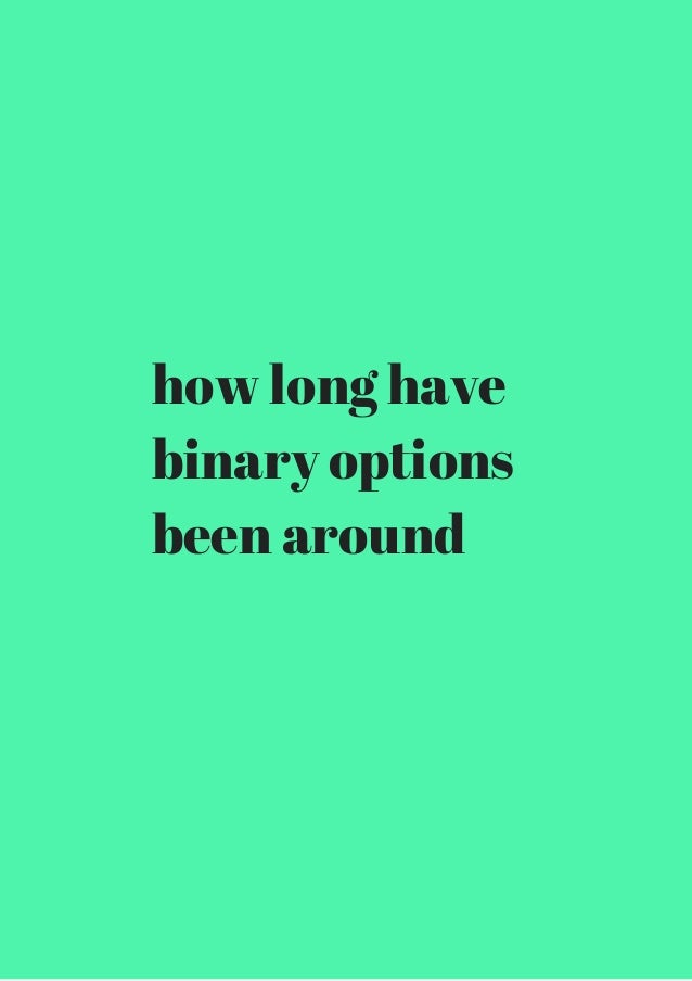 binary options long term