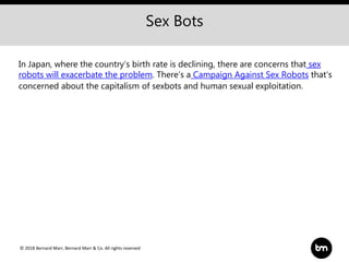 How Robots IoT And Artificial Intelligence Are Changing How Humans Have Sex PPTX