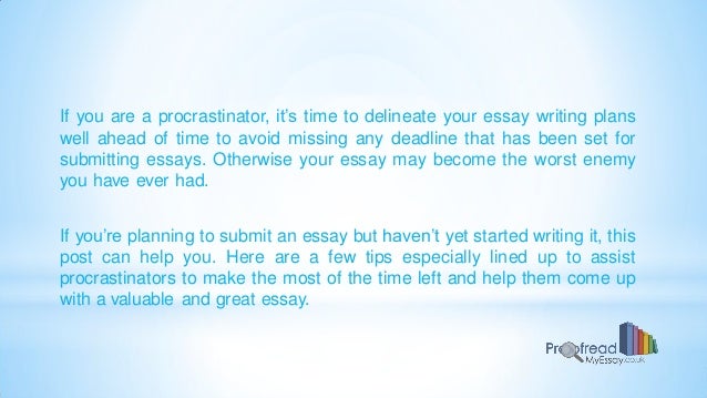 Philosophical essays on procrastination