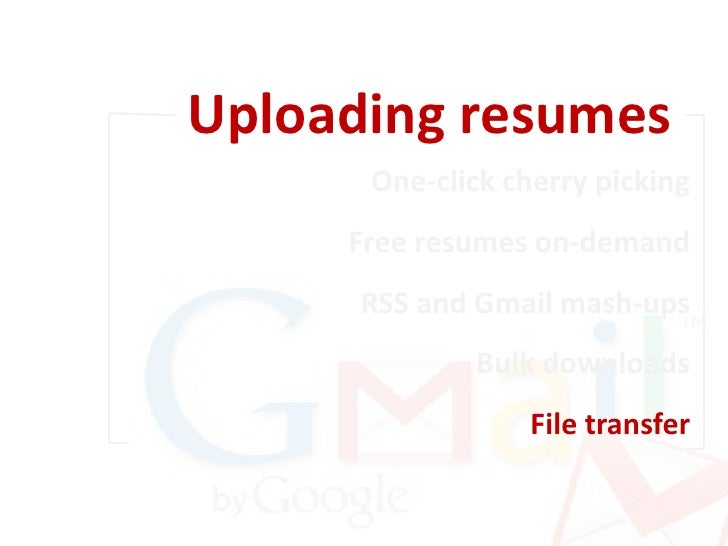 Build a resume tracking database