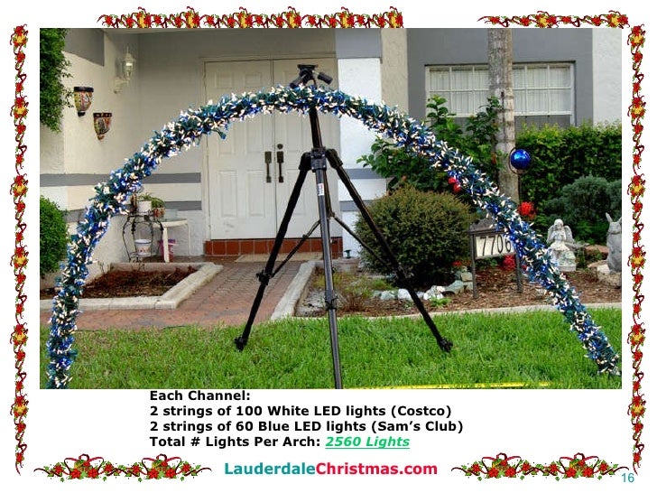 How to build leaping light arches