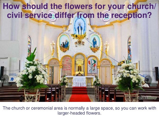 How to choose wedding flowers