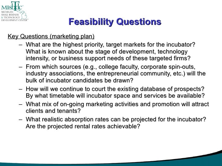 Business Incubator Business Plan