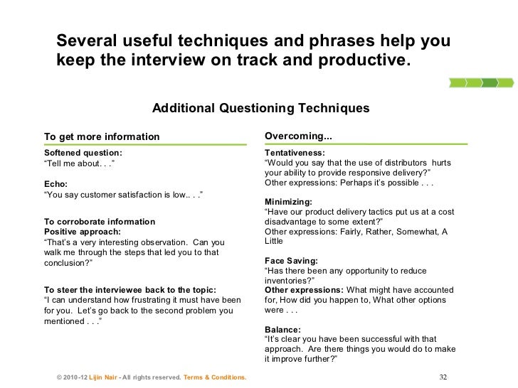 How to conduct consulting interviews