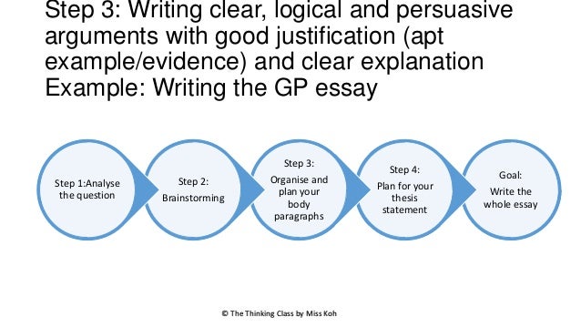 How to write gp essays