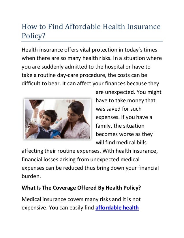 Affordable health insurance for seniors